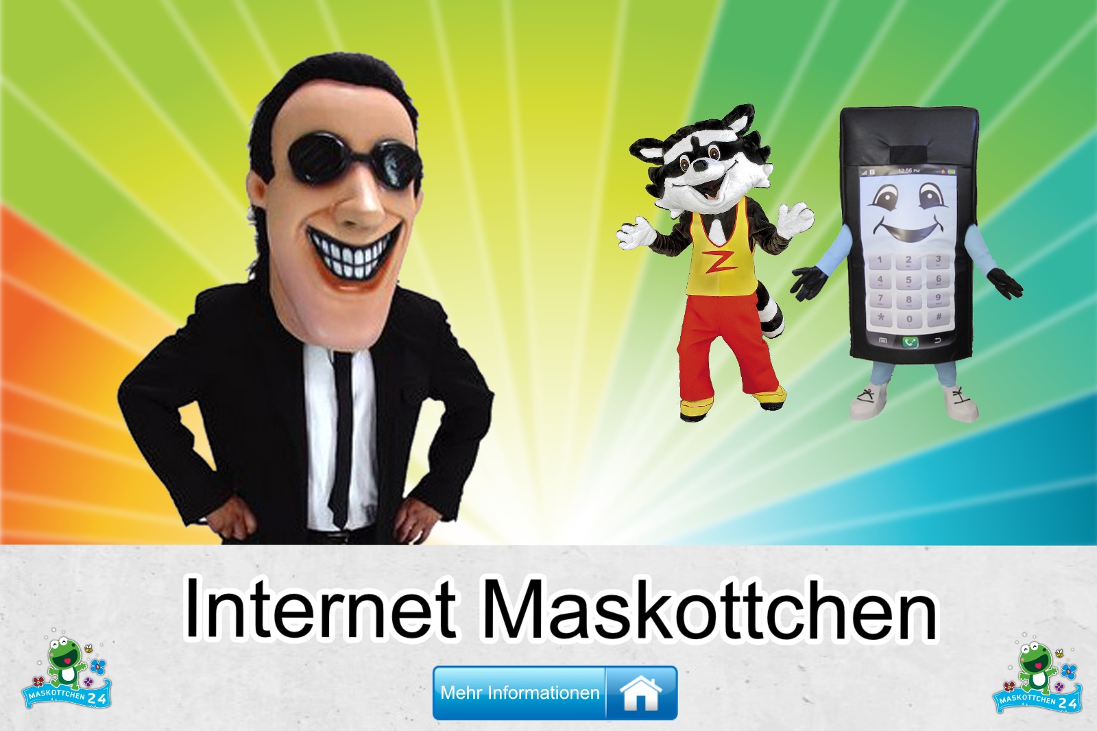 Internet Maskottchen Kostüm kaufen